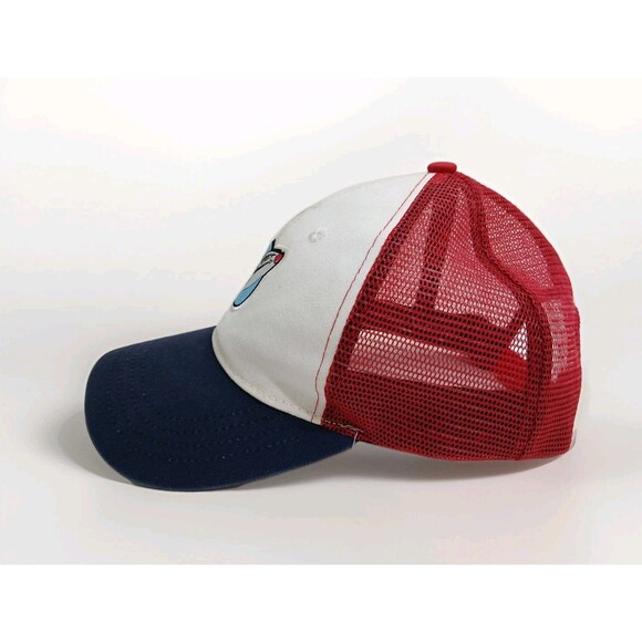 Spaceships SpaceCraft Cap Hat Red White Blue Snapback Trucker Mesh - Picture 3 of 7
